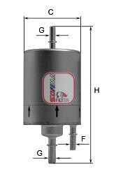 Фільтр паливний SOFIMA S 1919 B