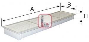 Фільтр повітря (салону) SOFIMA S3101C