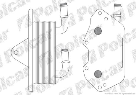 Радіатор мастила SRL 1335L81