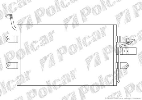 Радіатор кондиціонера SRL 6714K8C1