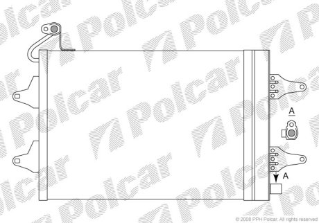 Радіатор кондиціонера з осушувачем Skoda Octavia 05- SRL 6913K8C1S (фото 1)