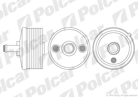 Радіатор масляний Skoda/VAG/Audi/Seat 1.6-2.0 (AKП 6 ступ.) 02-14 SRL 9513L8-2