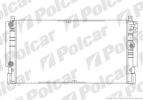 Радіатор основний VW T4 96- SRL 956608A1