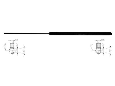 Газова пружина капота STARLINE 3444805