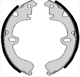 Гальмівні колодки барабанні STARLINE BC 04530