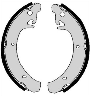 Гальмівні колодки барабанні STARLINE BC 04830