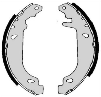 Гальмівні колодки барабанні STARLINE BC 04880