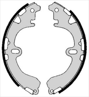 Гальмівні колодки барабанні STARLINE BC 05810