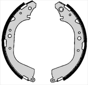 Гальмівні колодки барабанні STARLINE BC 06710