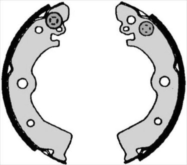 Гальмівні колодки барабанні STARLINE BC 07030