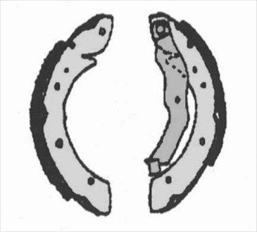 Гальмівні колодки барабанні STARLINE BC 07135