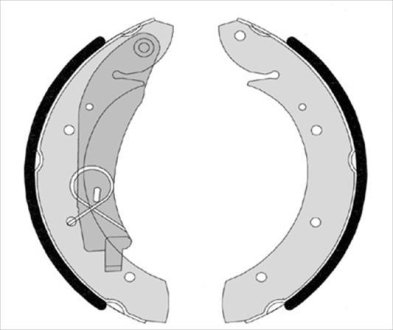 Гальмівні колодки барабанні STARLINE BC 07420