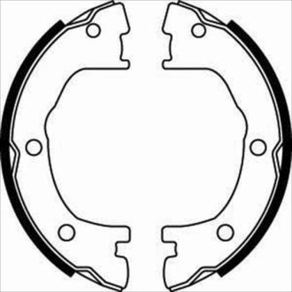 Гальмівні колодки барабанні STARLINE BC 07800