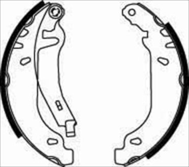 Колодки гальмівні (барабанні), к-т. STARLINE BC07820