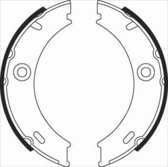 Гальмівні колодки барабанні STARLINE BC 07970