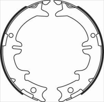 Гальмівні колодки барабанні STARLINE BC 08340