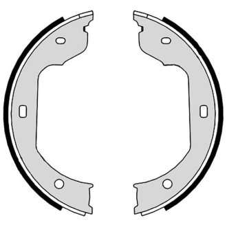 Гальмівні колодки барабанні STARLINE BC 09110