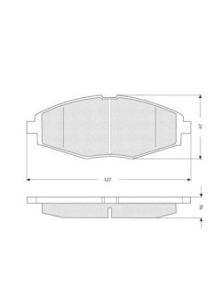 Гальмівні колодки дискові STARLINE BD S134 (фото 1)