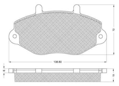 Гальмівні колодки дискові STARLINE BD S137 (фото 1)