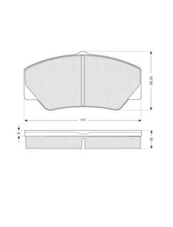 Гальмівні колодки дискові STARLINE BD S154