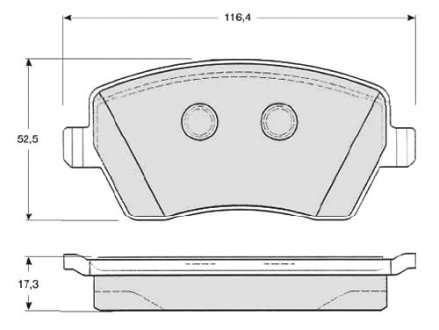 Гальмівні колодки дискові NOTE STARLINE BD S331 (фото 1)