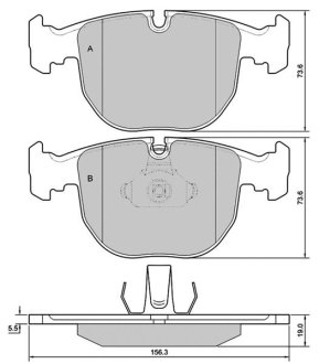 Гальмівні колодки дискові STARLINE BD S384