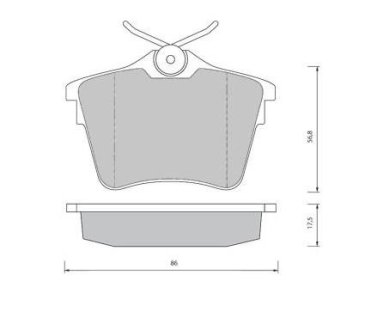 Колодки тормозные дисковые, к-т. STARLINE BDS419