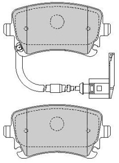 Гальмівні колодки дискові STARLINE BDS826P (фото 1)