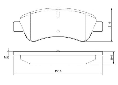 Гальмівні колодки дискові STARLINE BDS842P