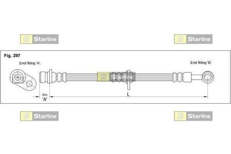 Гальмівний шланг STARLINE HA ST.1019