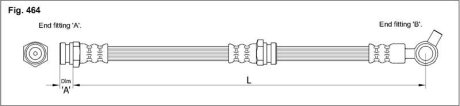 Гальмівний шланг STARLINE HA ST.1093