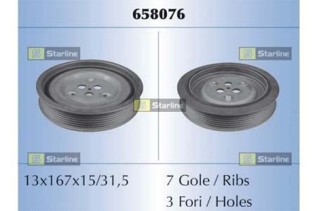 Шків ременя STARLINE RS 658076