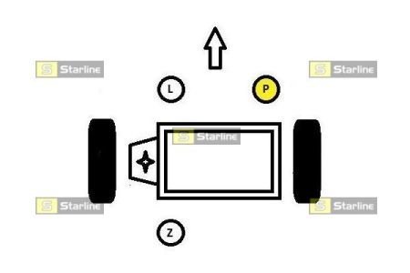Опора двигуна / КПП STARLINE SM 0041