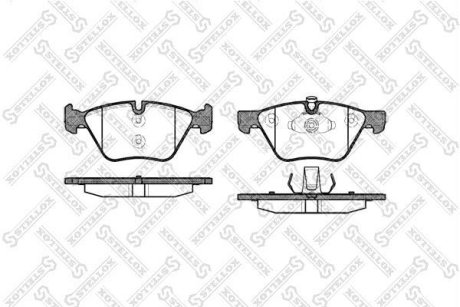 Колодки гальмівні дискові передні BMW 3 (E90) 205-2011, BMW 5 (E60) 2003-2010, BMW X1 (E84) 2009-, BMW Z4 (E89) 2009- STELLOX 1063000-SX