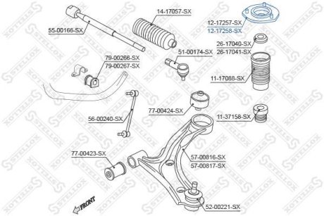 Подшипник STELLOX 1217258SX