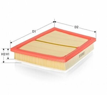 Фільтр повітряний (з фільтром додатк. очистки) BMW X1 15- Tecneco AR22017PMS