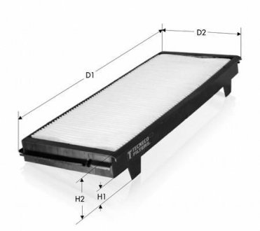 Фільтр салону Saab 9-3 98-03/900 93-98 Tecneco CK9724
