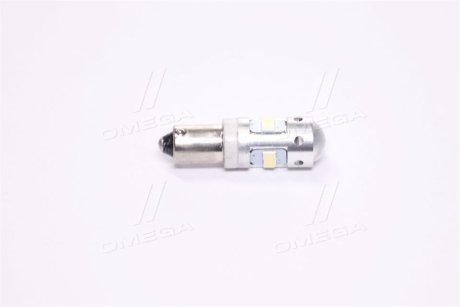 Лампа LED габарит, панель приборов, 24V T4W (BA9S) 8SMD CANBUS WHITE <> TEMPEST Tmp-L11158CHW