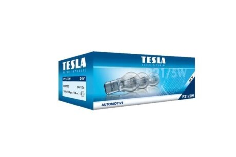 Автолампа Standard P21/5W BAY15d 5 W 21 W прозрачная TESLA B52202