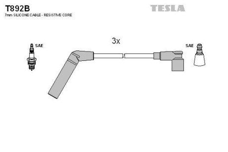 Кабелі запалювання TESLA T892B