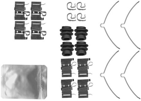 Планка супорта (переднього) прижимна (к-кт) Lexus ES/LS/RX/Toyota Rav4 08- (Advics) TEXTAR 82555600