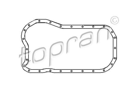 Прокладка масляного піддону TOPRAN / HANS PRIES 100098