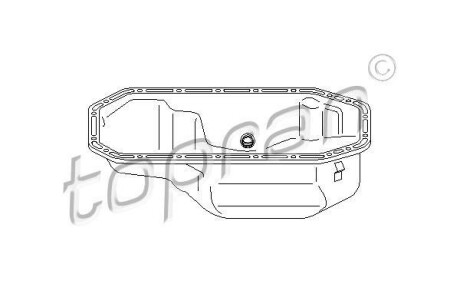Масляний піддон TOPRAN / HANS PRIES 100547