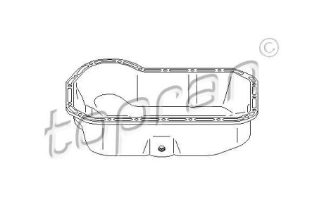 Масляний піддон TOPRAN / HANS PRIES 100832