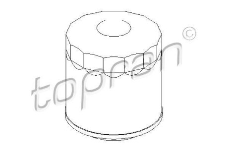 Фільтр масла TOPRAN / HANS PRIES 101519
