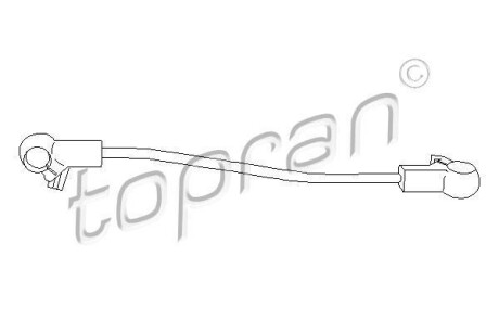 Шток вилки перемикання передач TOPRAN / HANS PRIES 102846