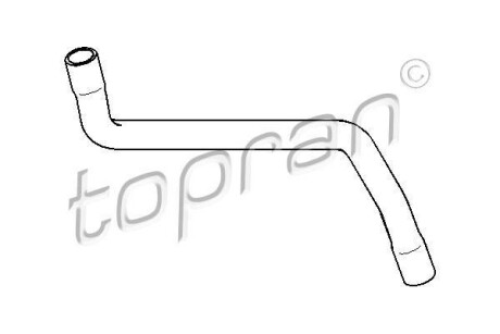 Патрубок системи охолодження TOPRAN / HANS PRIES 102999
