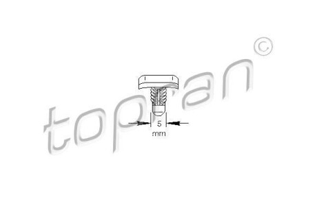 Пружинный зажим TOPRAN / HANS PRIES 103307