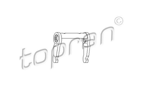 Возвратная вилка, система сцепления TOPRAN / HANS PRIES 107293