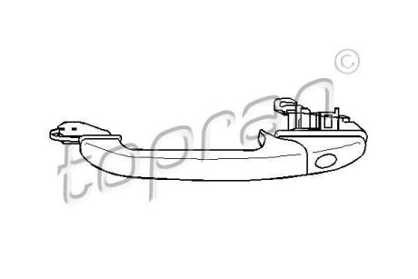 Ручка двери TOPRAN / HANS PRIES 107536